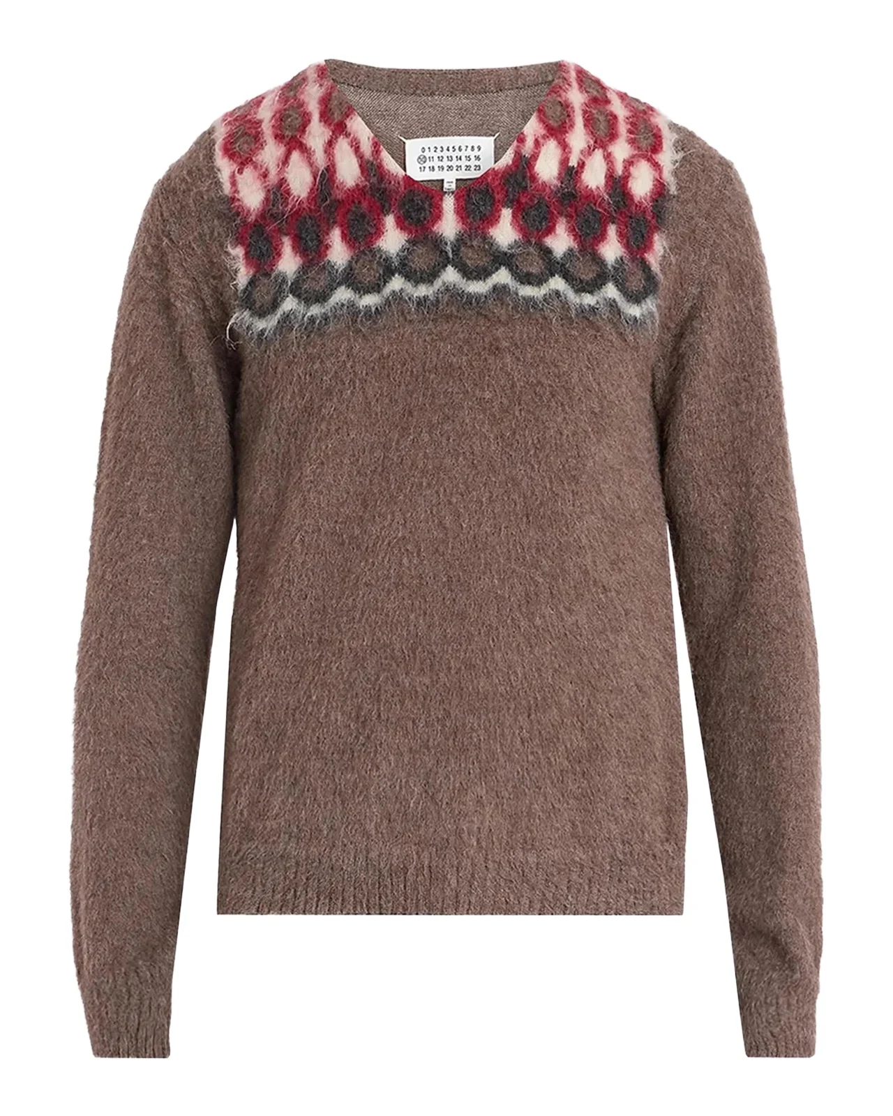 Men's Fair Isle-Inspired Wool-Alpaca V-Neck Sweater Men's Fair Isle-Inspired Wool-Alpaca V-Neck Sweater