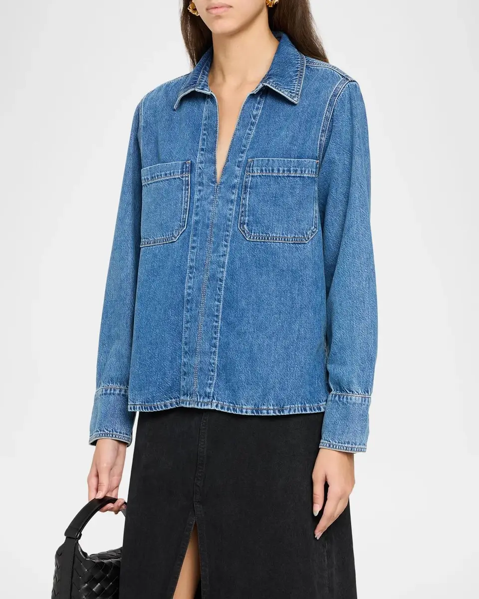 rag & bone Channing Denim Shirt | Thumbnail 4 rag & bone Channing Denim Shirt | Thumbnail 4
