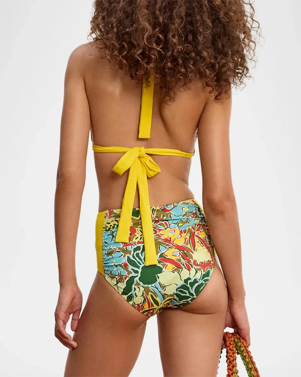ALÉMAIS Solstice Floral Halter Bikini Top | Thumbnail 3 ALÉMAIS Solstice Floral Halter Bikini Top | Thumbnail 3