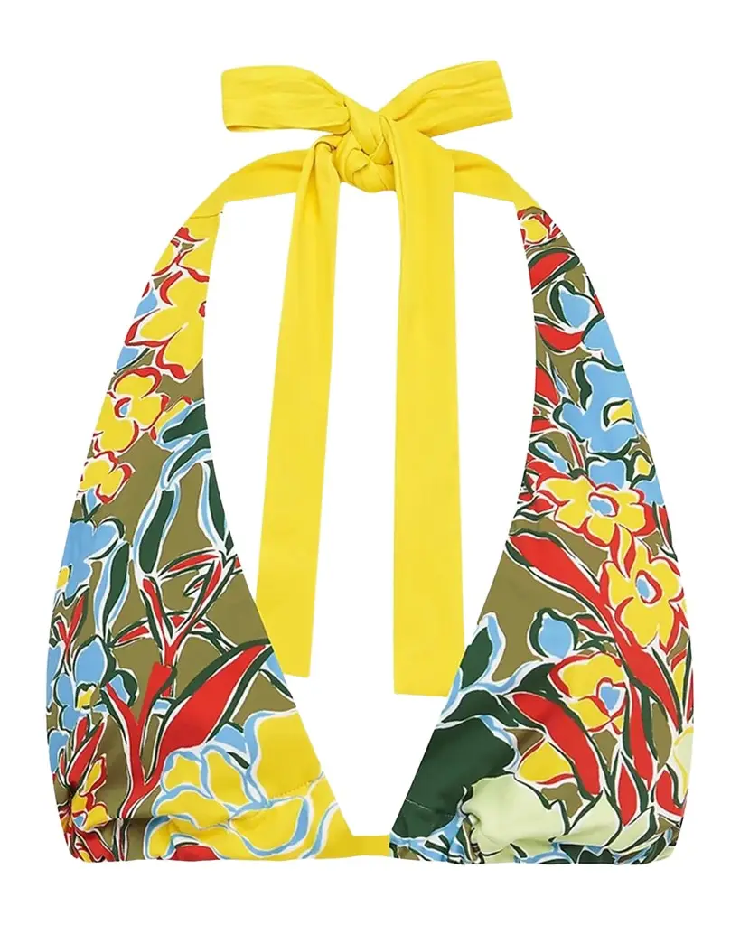 Solstice Floral Halter Bikini Top Solstice Floral Halter Bikini Top