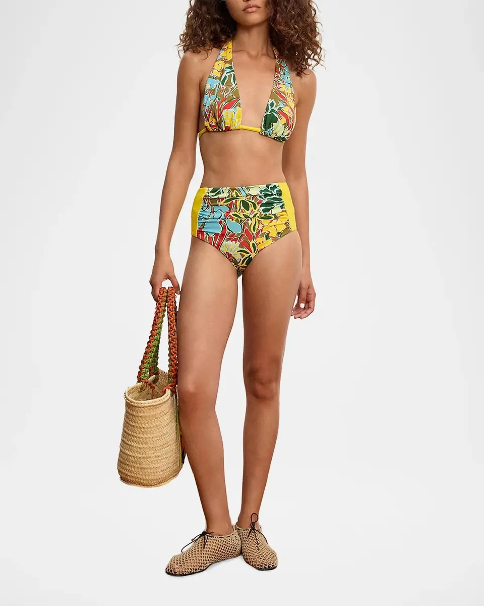 ALÉMAIS Solstice Floral High-Rise Bikini Bottom | Thumbnail 2 ALÉMAIS Solstice Floral High-Rise Bikini Bottom | Thumbnail 2