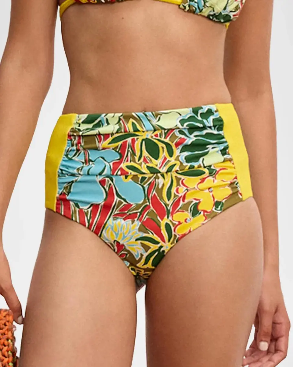 ALÉMAIS Solstice Floral High-Rise Bikini Bottom | Thumbnail 4 ALÉMAIS Solstice Floral High-Rise Bikini Bottom | Thumbnail 4