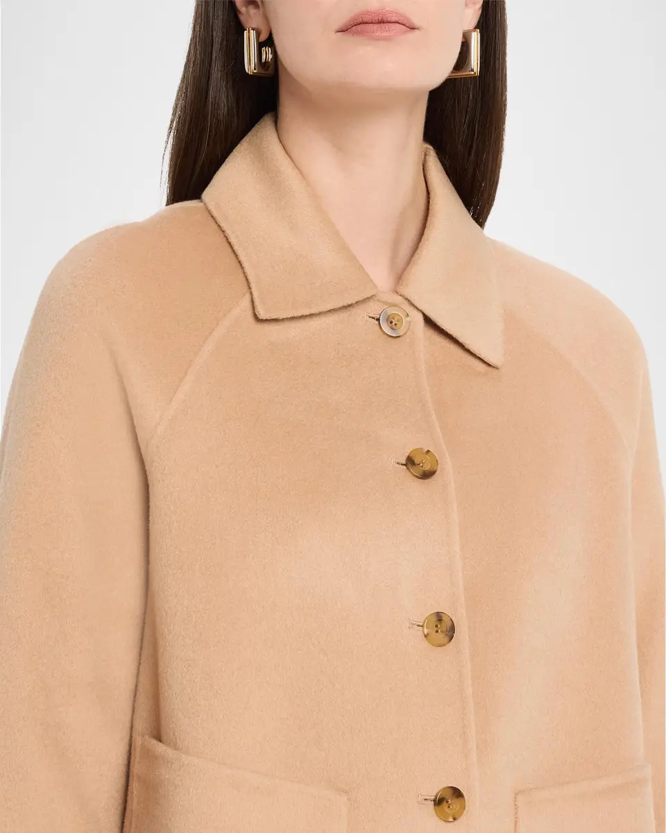 Neiman Marcus Cashmere Collection Double-Faced Cashmere Short Coat | Thumbnail 5 Neiman Marcus Cashmere Collection Double-Faced Cashmere Short Coat | Thumbnail 5