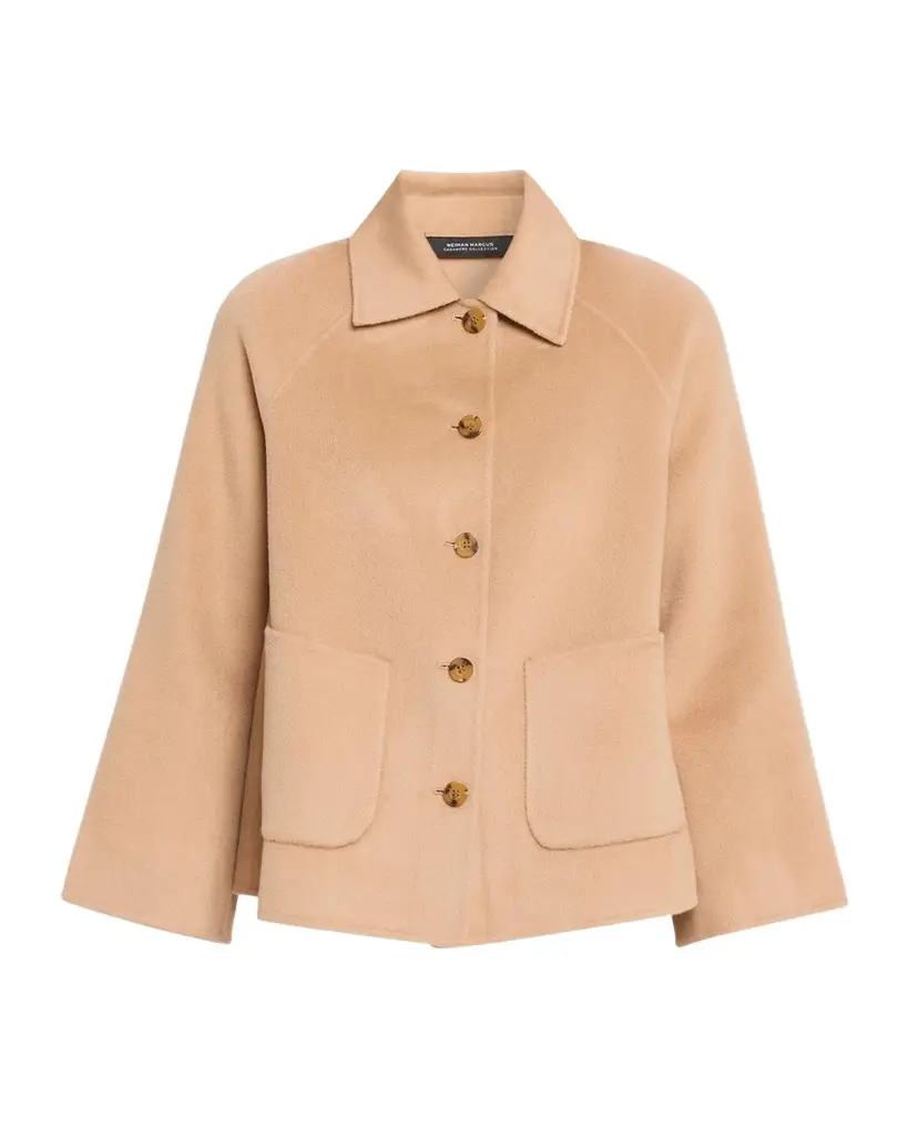 Double-Faced Cashmere Short Coat Double-Faced Cashmere Short Coat