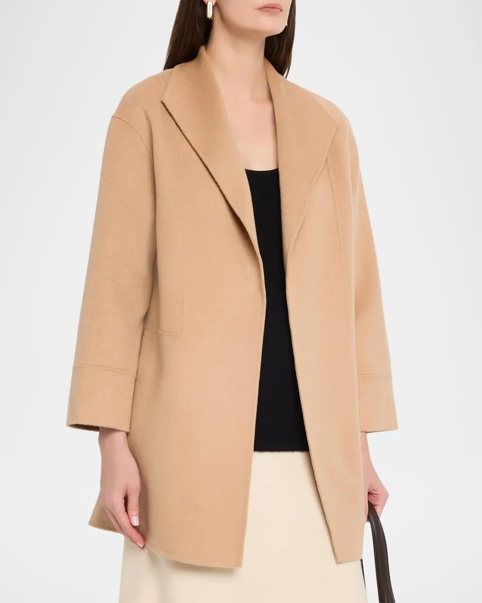 Neiman Marcus Cashmere Collection Double-Face Cashmere Cardigan | Thumbnail 4 Neiman Marcus Cashmere Collection Double-Face Cashmere Cardigan | Thumbnail 4