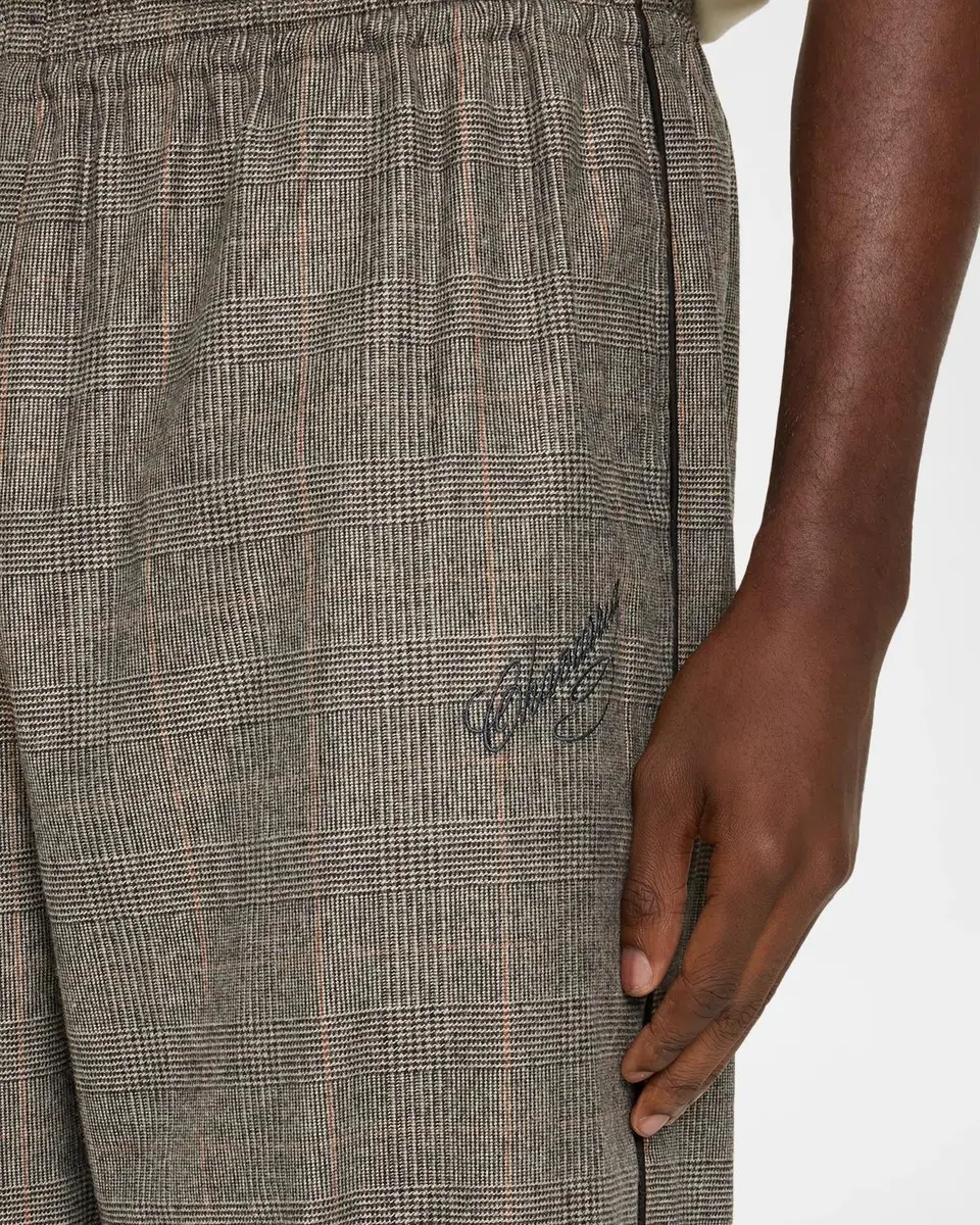 Willy Chavarria Men's Ruff Rider Plaid Cotton Track Pants | Thumbnail 5 Willy Chavarria Men's Ruff Rider Plaid Cotton Track Pants | Thumbnail 5