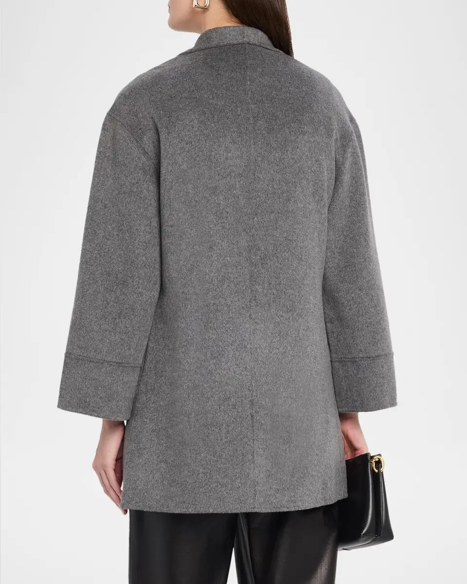 Neiman Marcus Cashmere Collection Double-Face Cashmere Cardigan | Thumbnail 3 Neiman Marcus Cashmere Collection Double-Face Cashmere Cardigan | Thumbnail 3