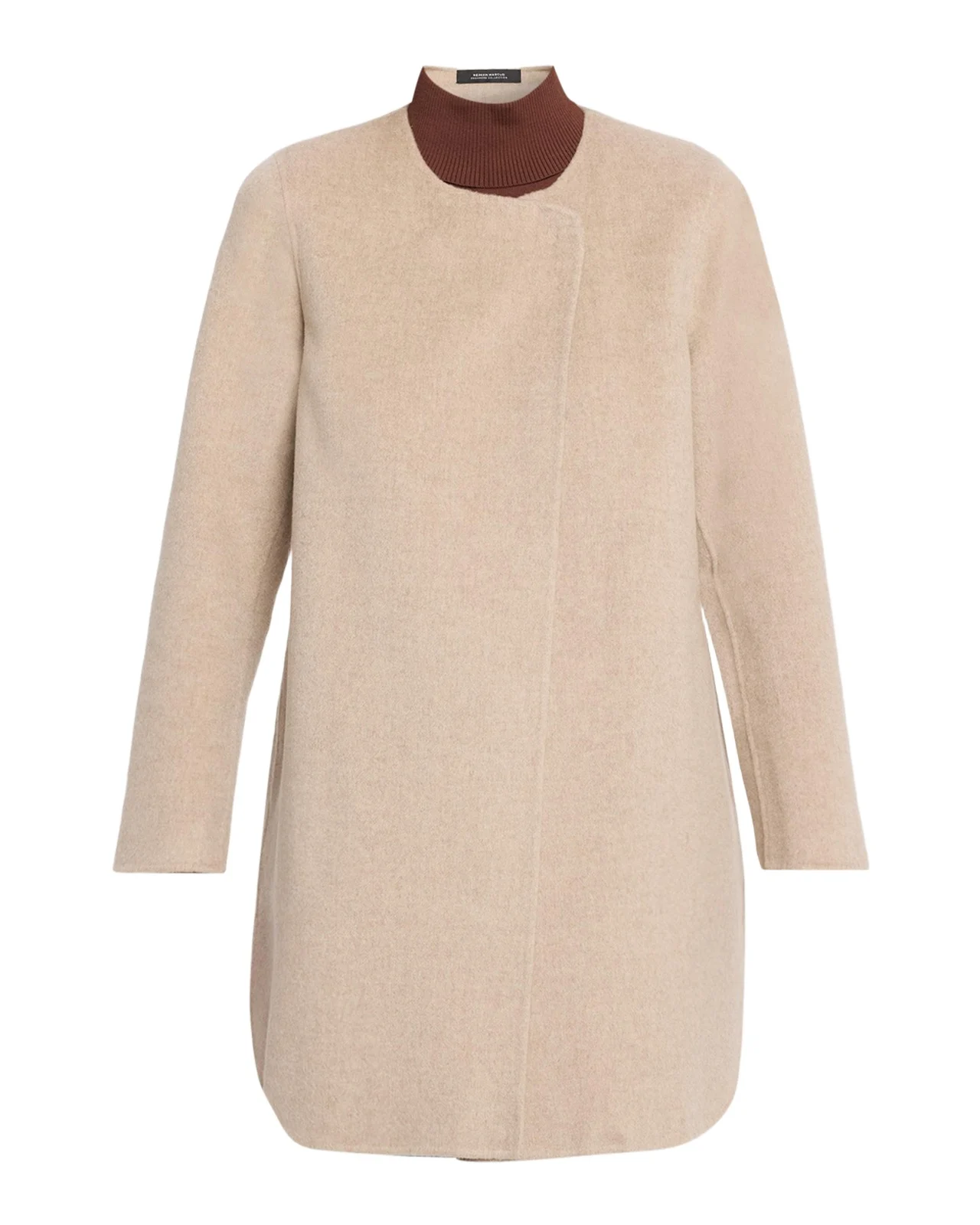 Neiman Marcus Cashmere Collection Double-Faced Cashmere Coat