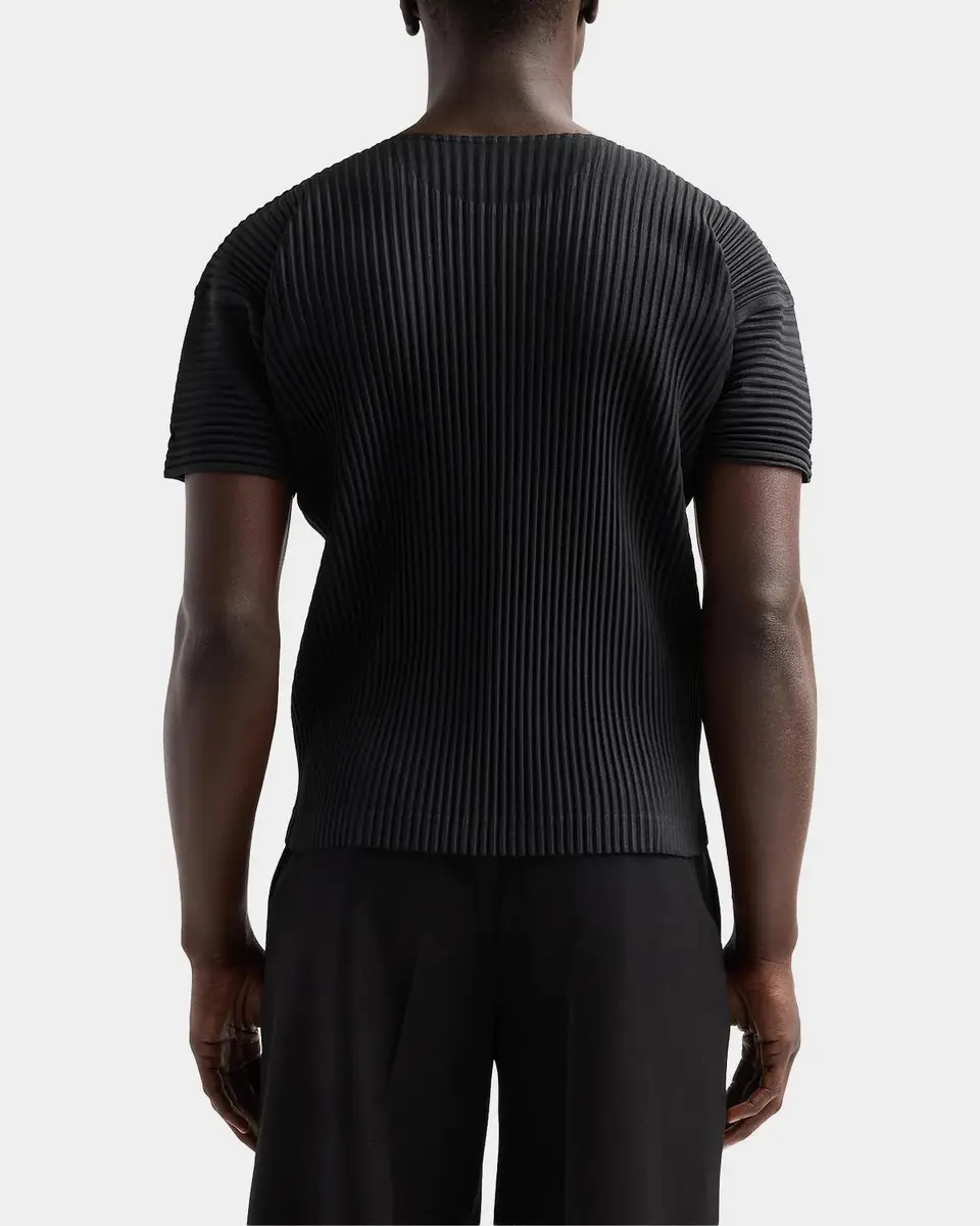 Homme Plissé Issey Miyake Men's Basic Knit Shirt | Thumbnail 3 Homme Plissé Issey Miyake Men's Basic Knit Shirt | Thumbnail 3