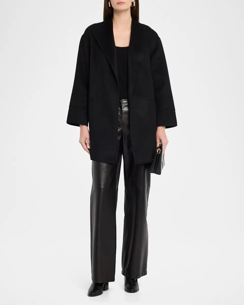 Neiman Marcus Cashmere Collection Double-Face Cashmere Cardigan | Thumbnail 2 Neiman Marcus Cashmere Collection Double-Face Cashmere Cardigan | Thumbnail 2