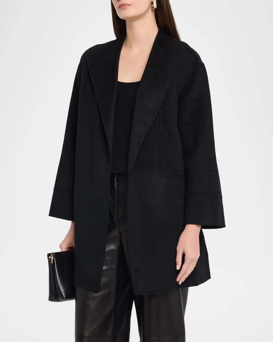 Neiman Marcus Cashmere Collection Double-Face Cashmere Cardigan | Thumbnail 4 Neiman Marcus Cashmere Collection Double-Face Cashmere Cardigan | Thumbnail 4