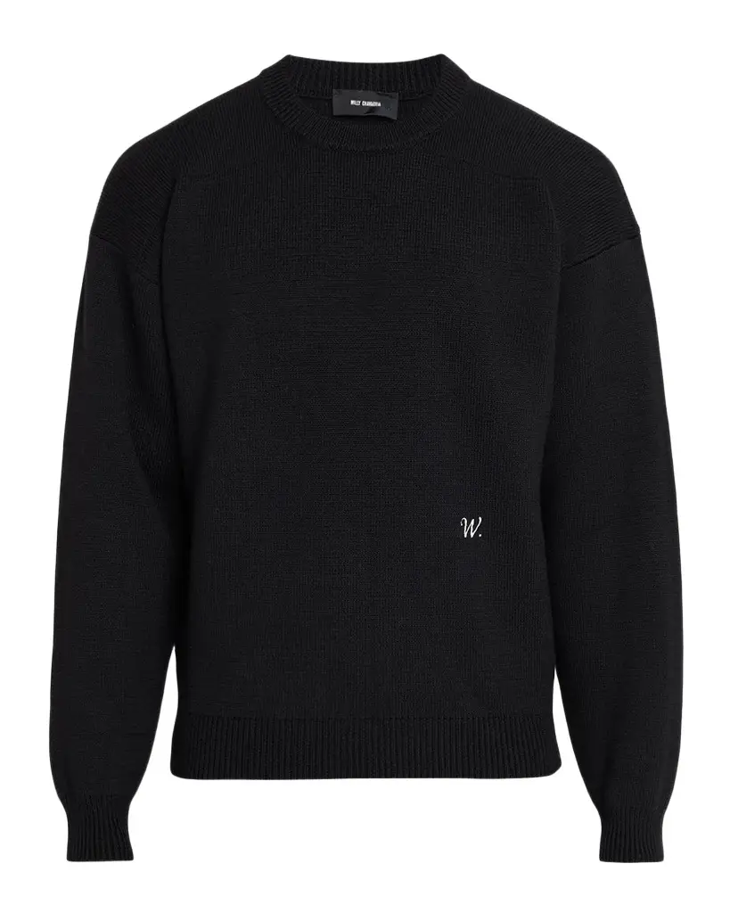 Willy Chavarria Men's Wool Drop-Shoulder Sweater