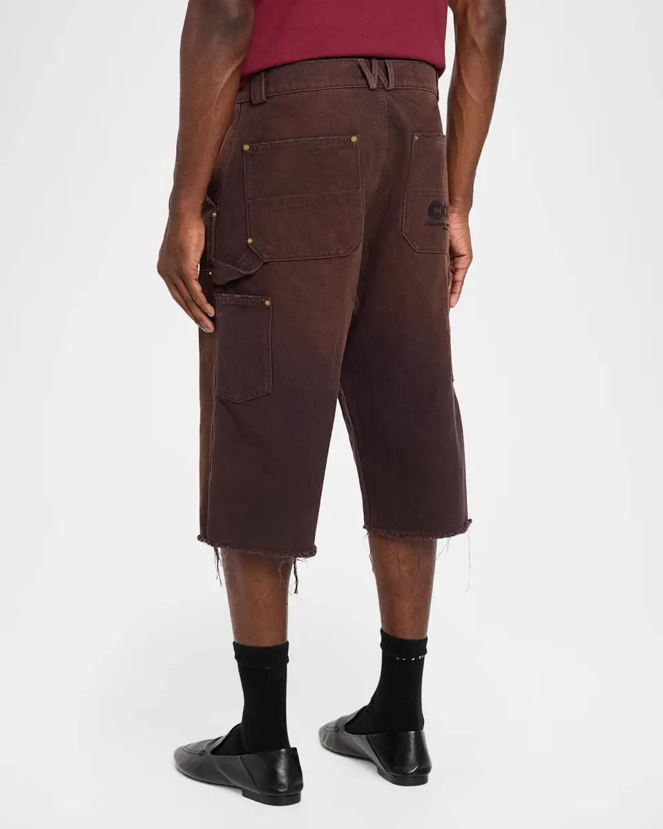 Willy Chavarria Men's Wide-Leg Carpenter Shorts | Thumbnail 3 Willy Chavarria Men's Wide-Leg Carpenter Shorts | Thumbnail 3