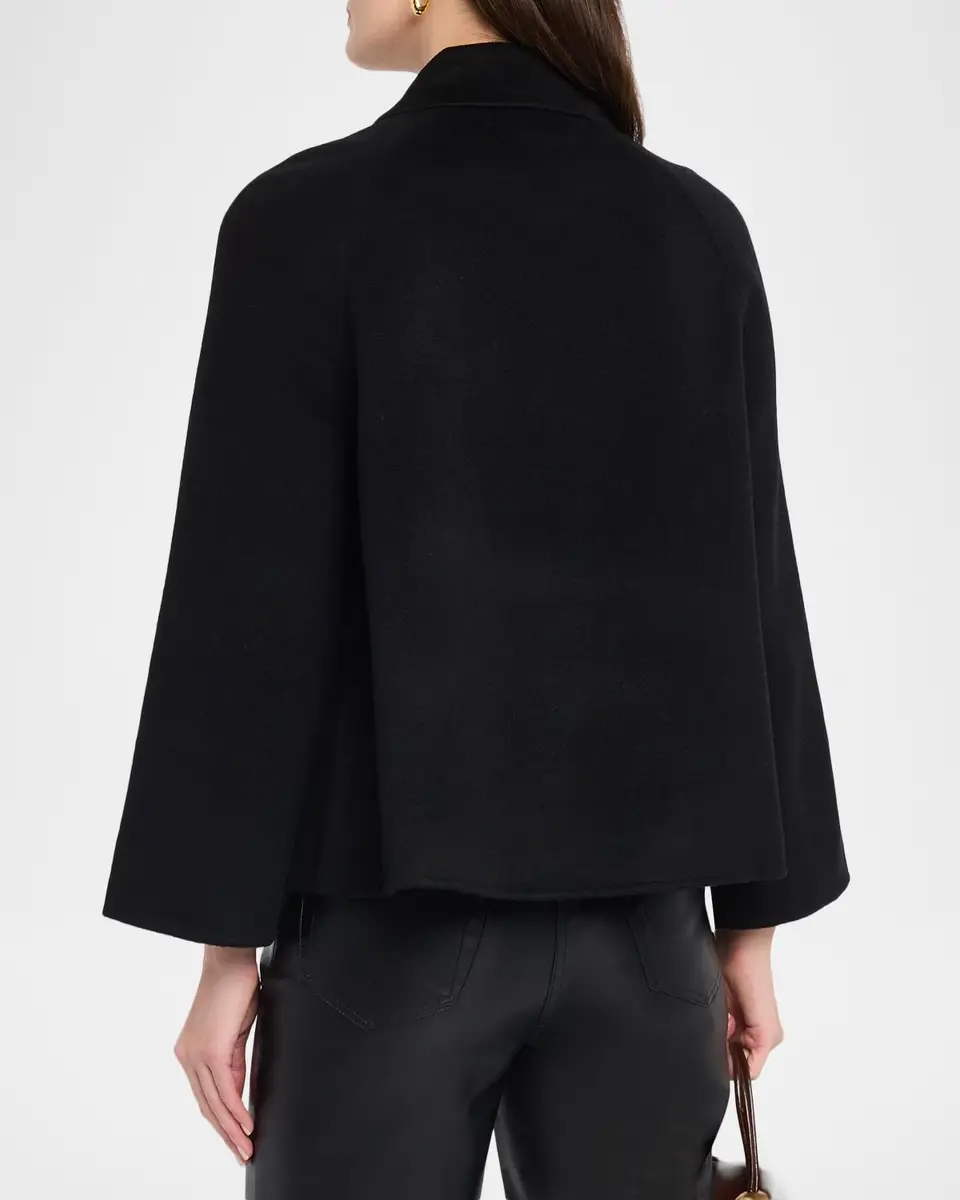Neiman Marcus Cashmere Collection Double-Faced Cashmere Short Coat | Thumbnail 3 Neiman Marcus Cashmere Collection Double-Faced Cashmere Short Coat | Thumbnail 3