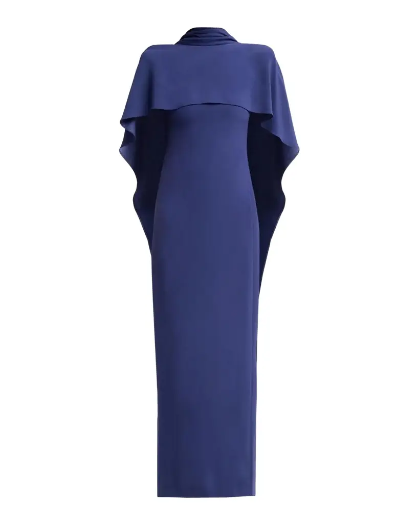 Enver Draped Satin Gown Enver Draped Satin Gown