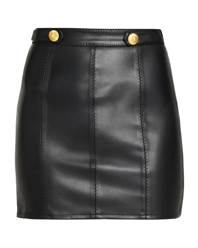 Arlena Faux-Leather Mini Skirt Arlena Faux-Leather Mini Skirt