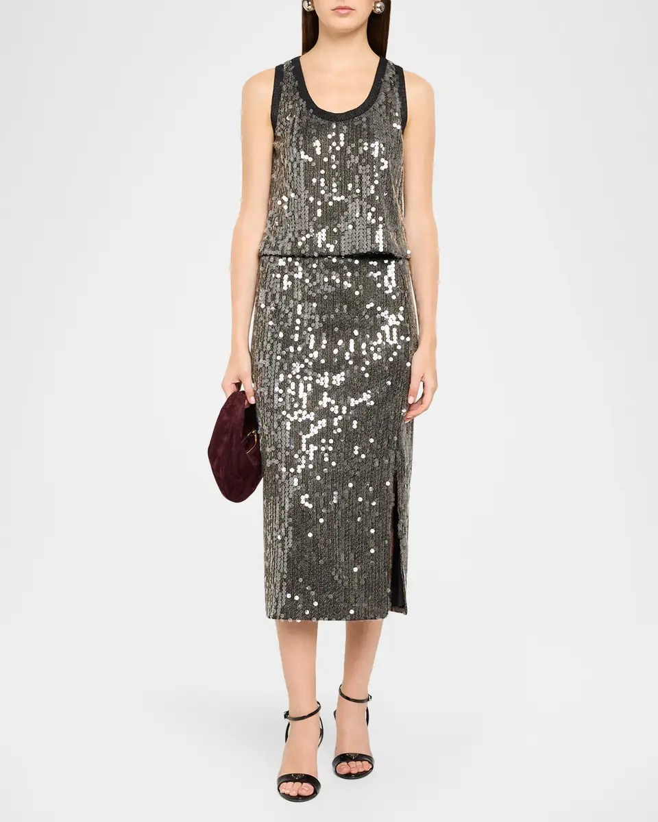 Ramy Brook Lexi Sequined Top | Thumbnail 2