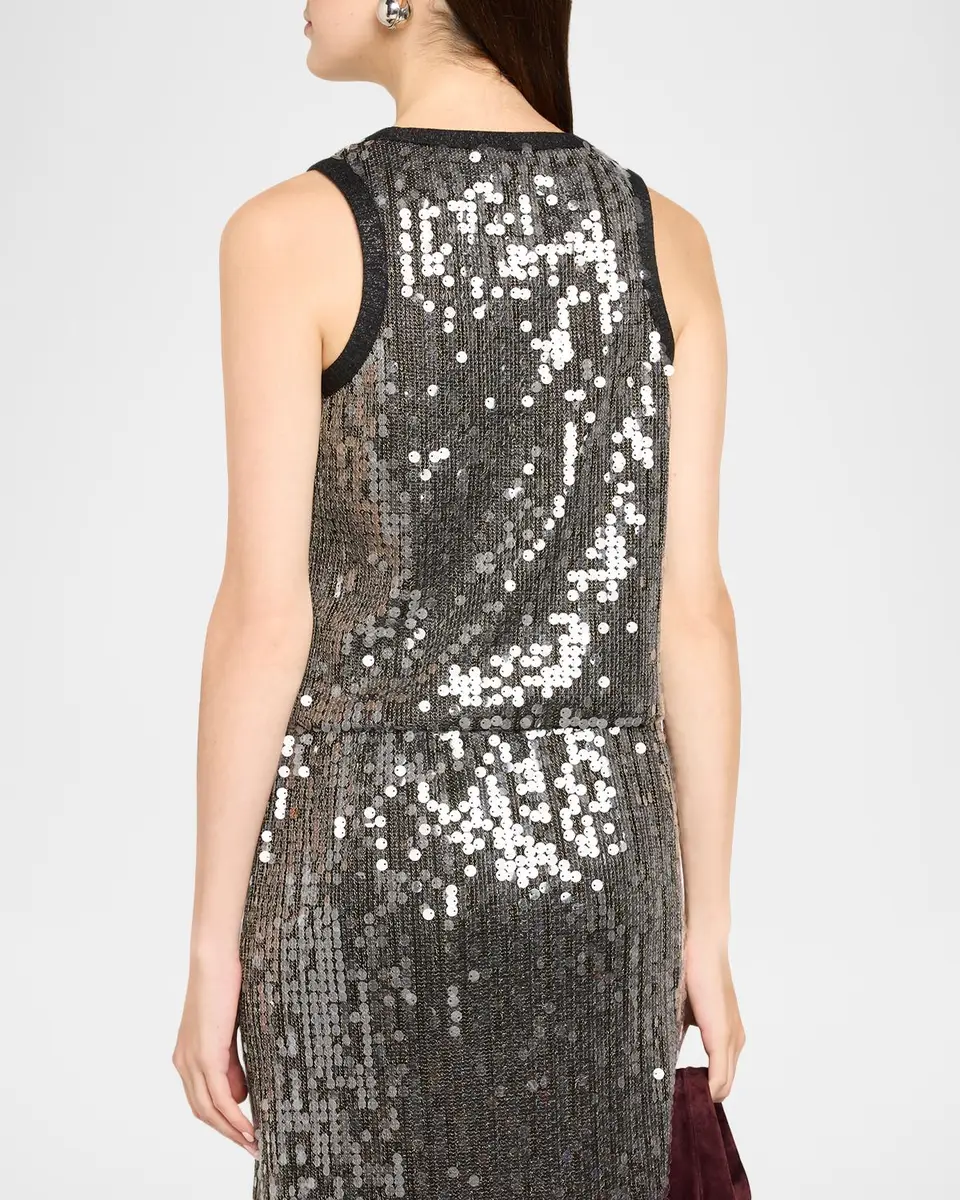 Ramy Brook Lexi Sequined Top | Thumbnail 3