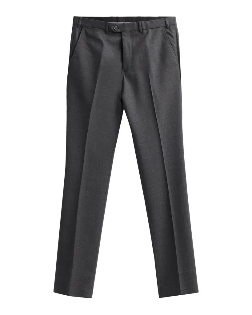 Emporio Armani Men's Textured Wool Trousers