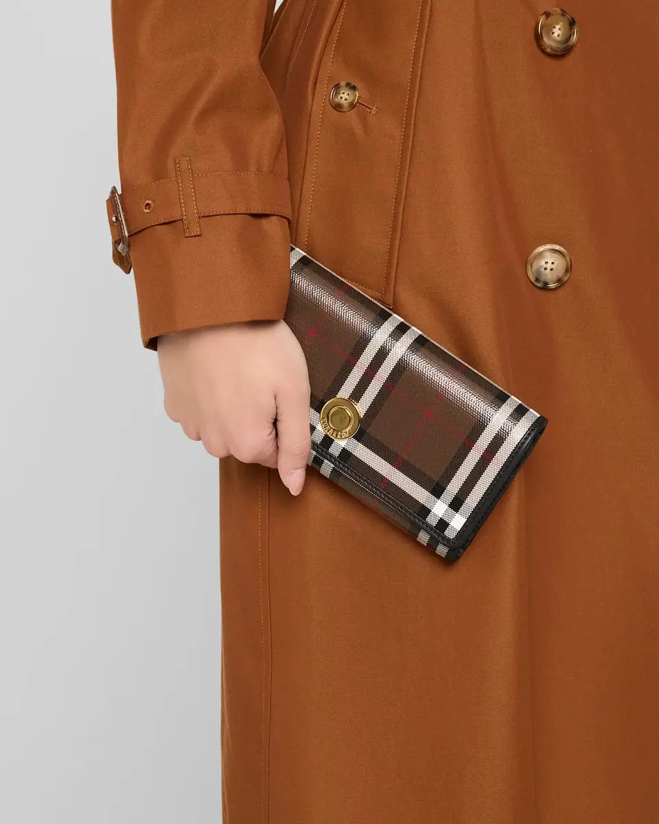 Burberry Halton Check Cotton Wallet | Thumbnail 2 Burberry Halton Check Cotton Wallet | Thumbnail 2