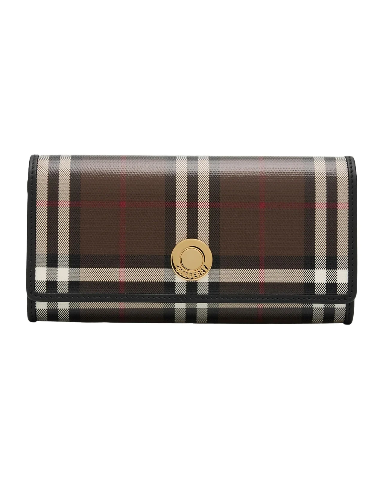 Burberry Halton Check Cotton Wallet