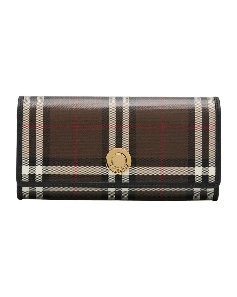 Halton Check Cotton Wallet