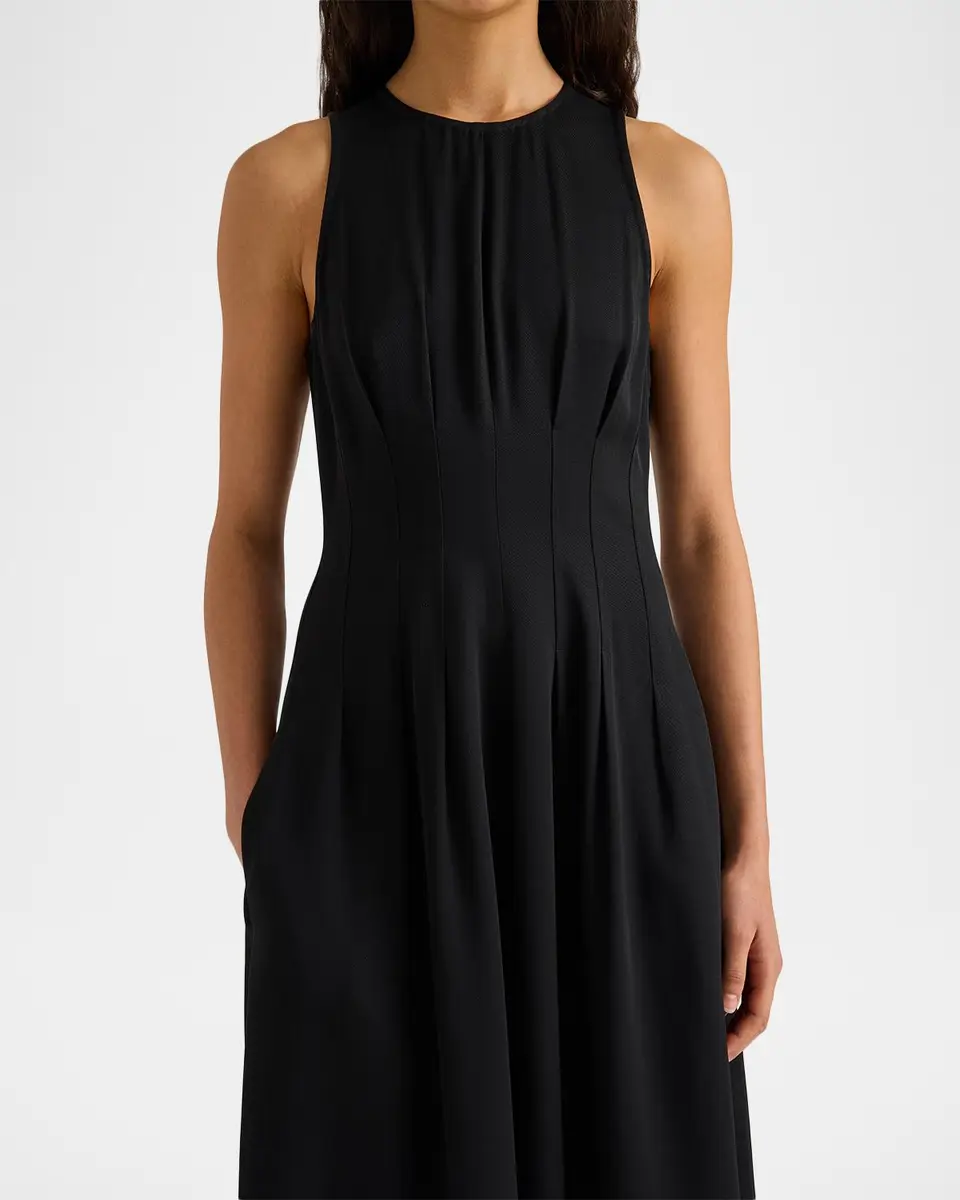 Proenza Schouler Bronwyn Pleated Midi Dress | Thumbnail 5 Proenza Schouler Bronwyn Pleated Midi Dress | Thumbnail 5