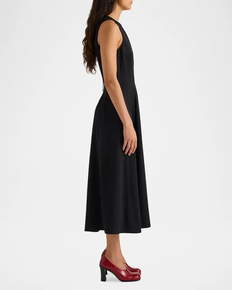 Proenza Schouler Bronwyn Pleated Midi Dress | Thumbnail 6 Proenza Schouler Bronwyn Pleated Midi Dress | Thumbnail 6