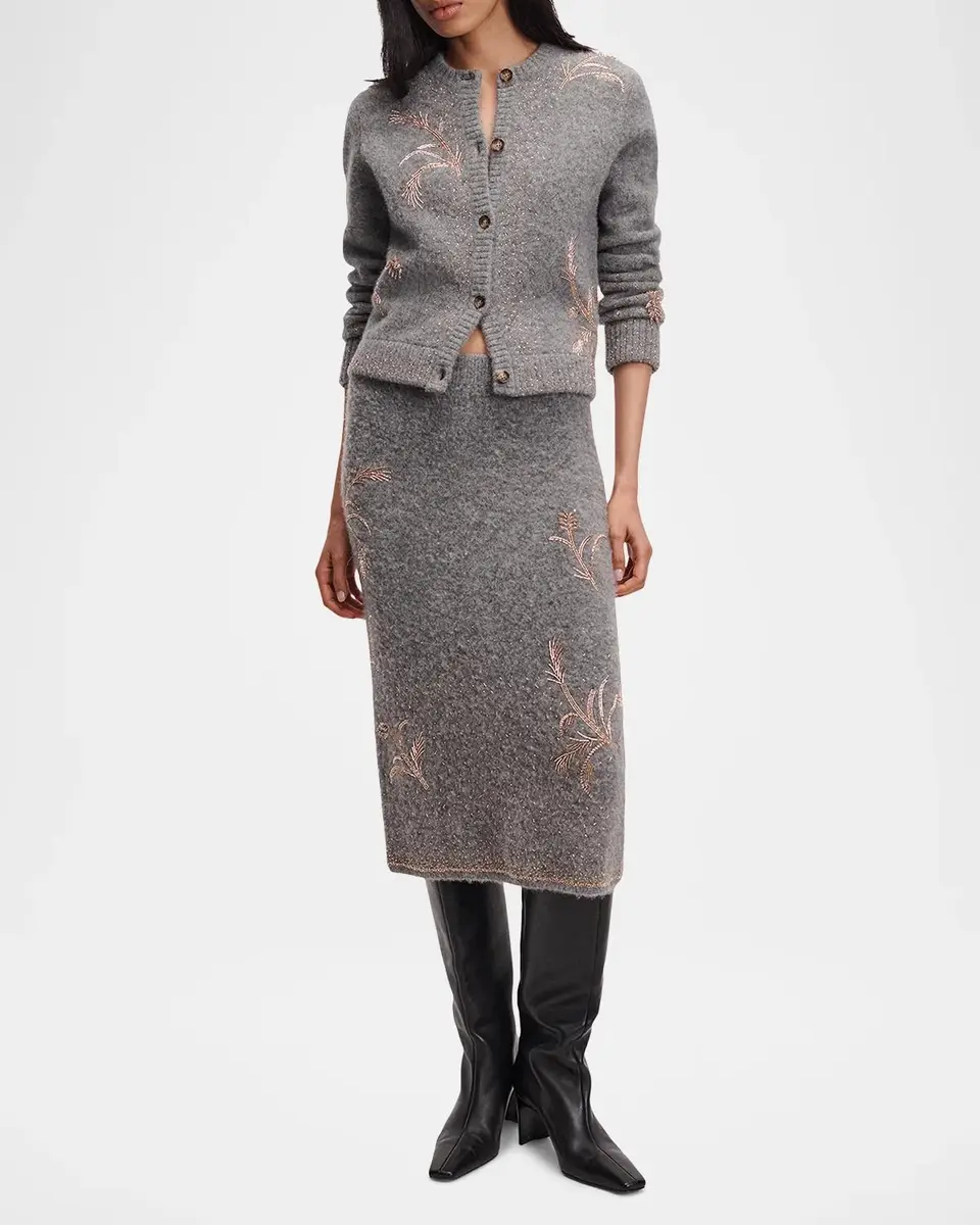 rag & bone Iris Beaded Wool-Blend Cardigan | Thumbnail 2 rag & bone Iris Beaded Wool-Blend Cardigan | Thumbnail 2