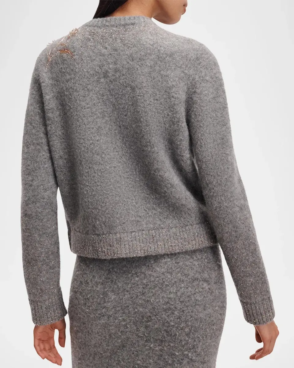 rag & bone Iris Beaded Wool-Blend Cardigan | Thumbnail 3 rag & bone Iris Beaded Wool-Blend Cardigan | Thumbnail 3