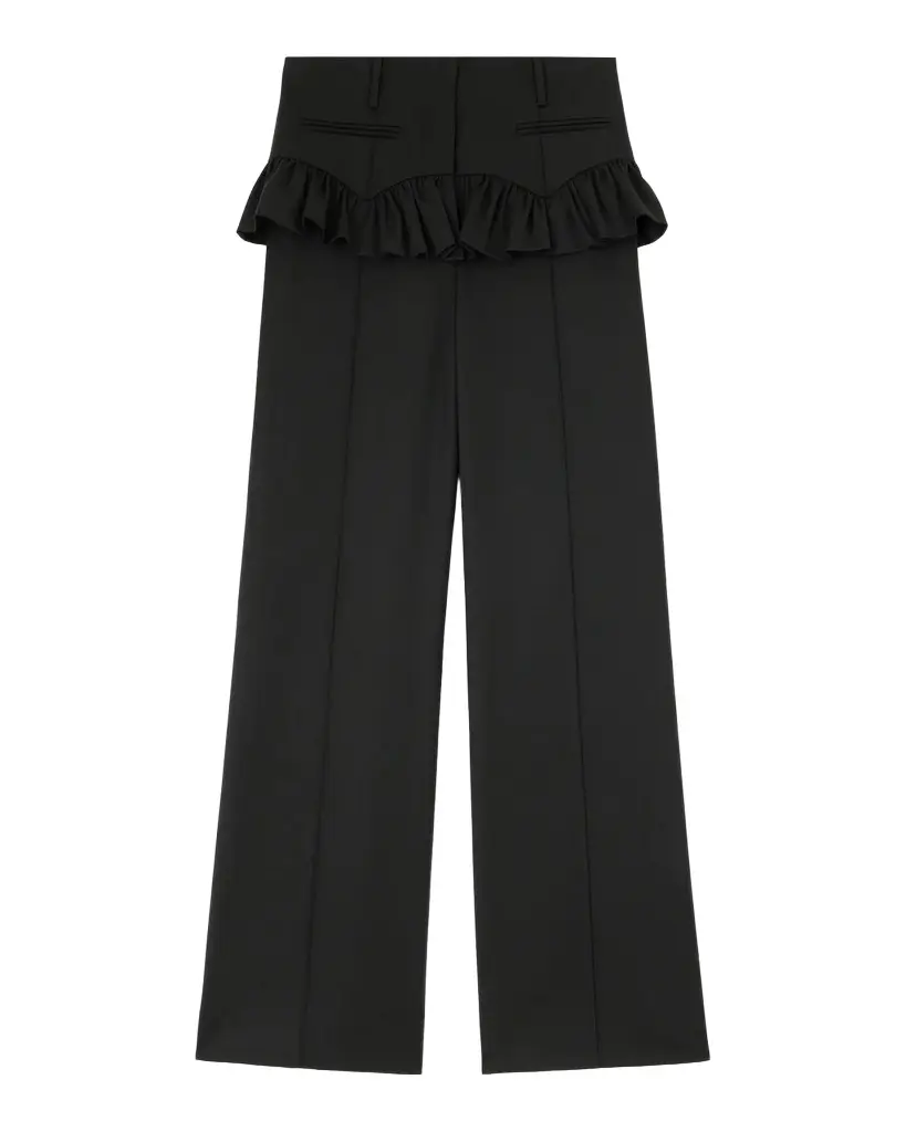 Ganni Calendered Skirt Pants