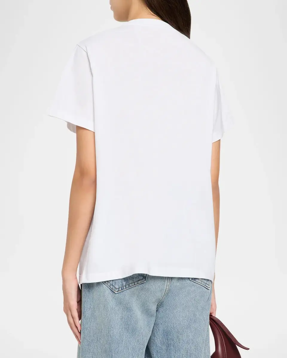 Ganni Teddy Mushrooms Relaxed Crewneck T-Shirt | Thumbnail 3 Ganni Teddy Mushrooms Relaxed Crewneck T-Shirt | Thumbnail 3