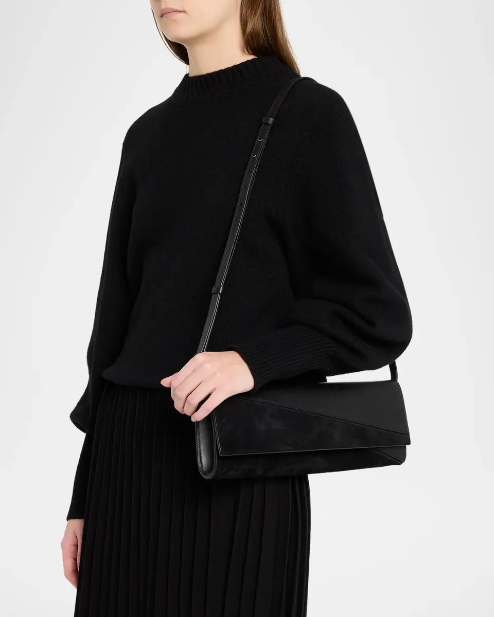 Proenza Schouler Hex Leather & Suede Clutch | Thumbnail 2 Proenza Schouler Hex Leather & Suede Clutch | Thumbnail 2