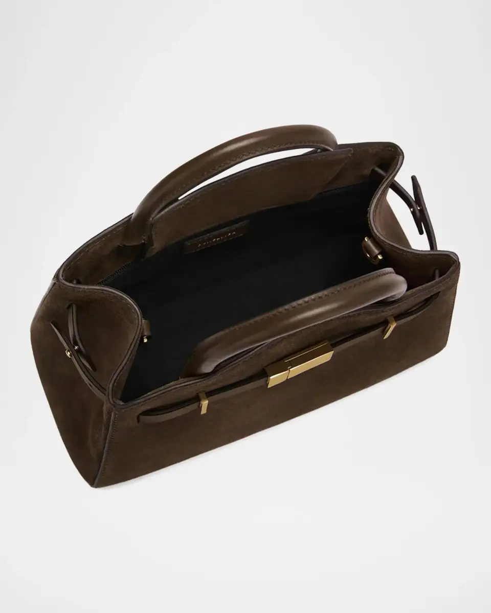 DeMellier The Small Hudson Suede Top-Handle Bag | Thumbnail 3 DeMellier The Small Hudson Suede Top-Handle Bag | Thumbnail 3