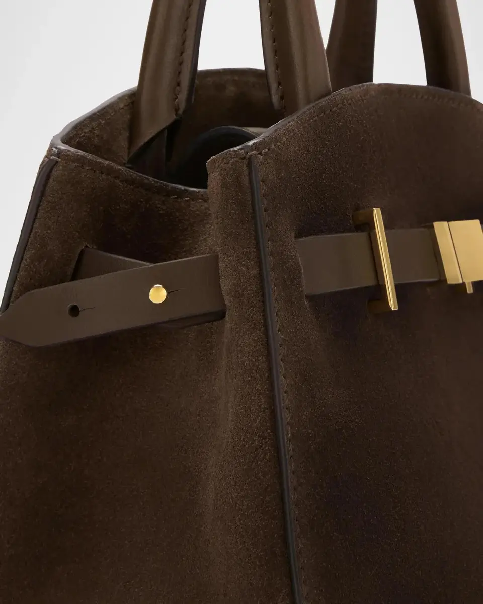 DeMellier The Small Hudson Suede Top-Handle Bag | Thumbnail 4 DeMellier The Small Hudson Suede Top-Handle Bag | Thumbnail 4