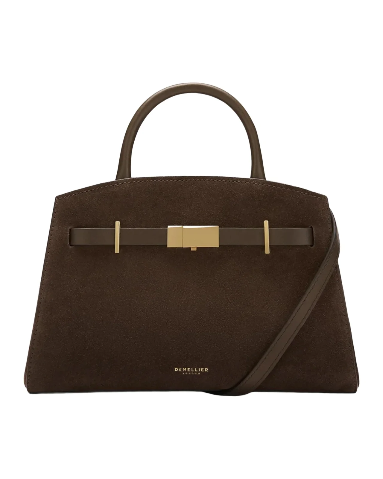 DeMellier The Small Hudson Suede Top-Handle Bag