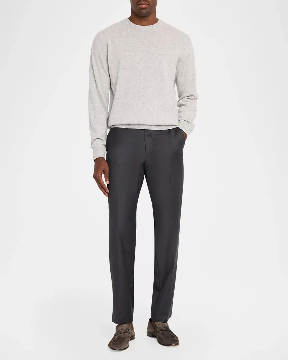Canali Men's Wool & Cashmere Sweatshirt | Thumbnail 2 Canali Men's Wool & Cashmere Sweatshirt | Thumbnail 2