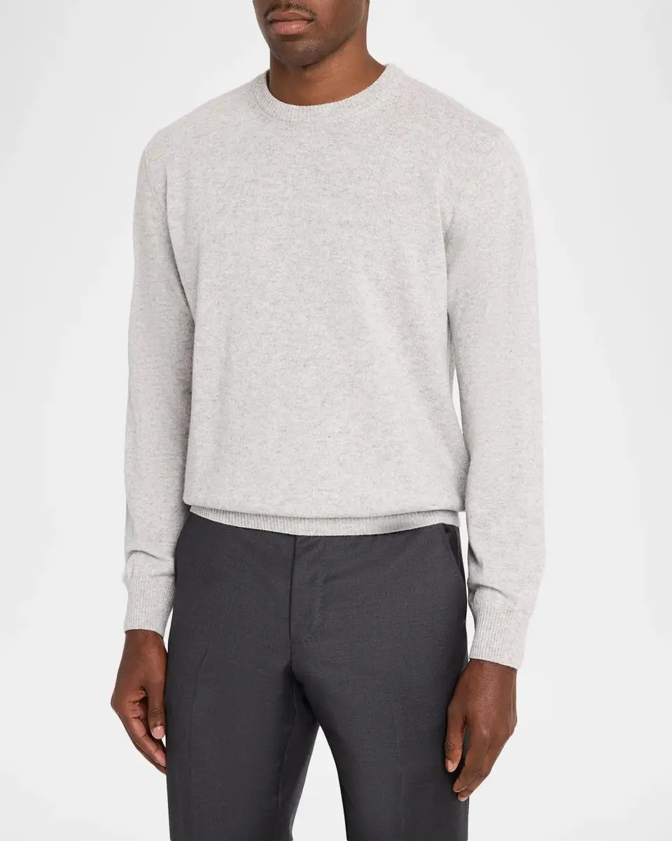 Canali Men's Wool & Cashmere Sweatshirt | Thumbnail 4 Canali Men's Wool & Cashmere Sweatshirt | Thumbnail 4
