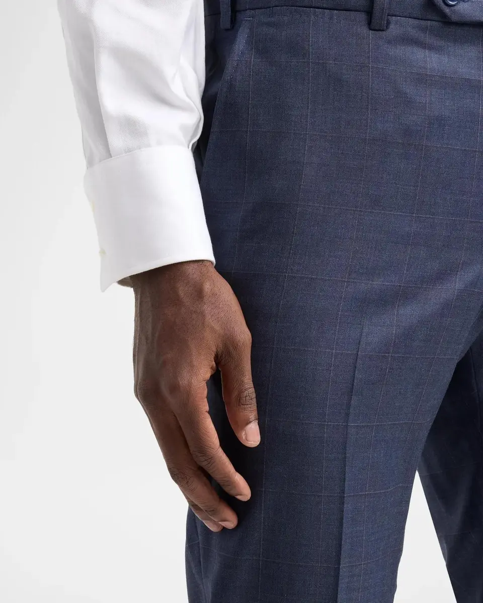 Emporio Armani Men's Contrast Plaid Wool Single-Breasted Suit | Thumbnail 8 Emporio Armani Men's Contrast Plaid Wool Single-Breasted Suit | Thumbnail 8