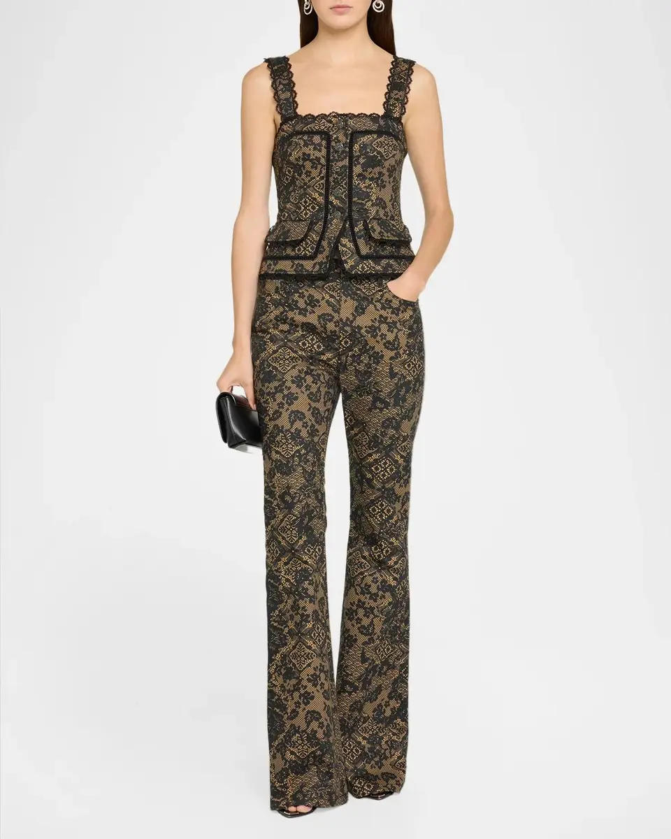 Likely Charlie Patchwork-Lace Print Jeans | Thumbnail 2 Likely Charlie Patchwork-Lace Print Jeans | Thumbnail 2