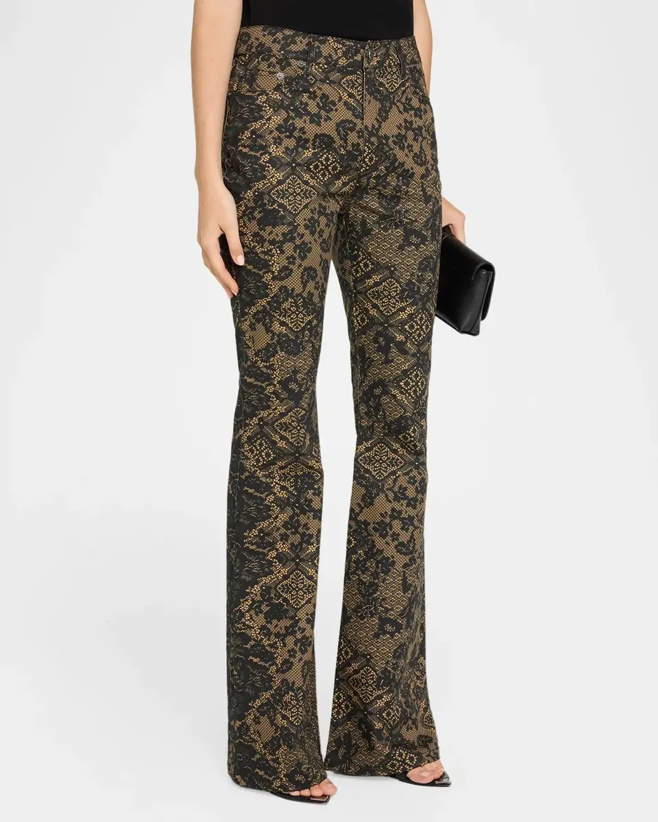 Likely Charlie Patchwork-Lace Print Jeans | Thumbnail 4 Likely Charlie Patchwork-Lace Print Jeans | Thumbnail 4