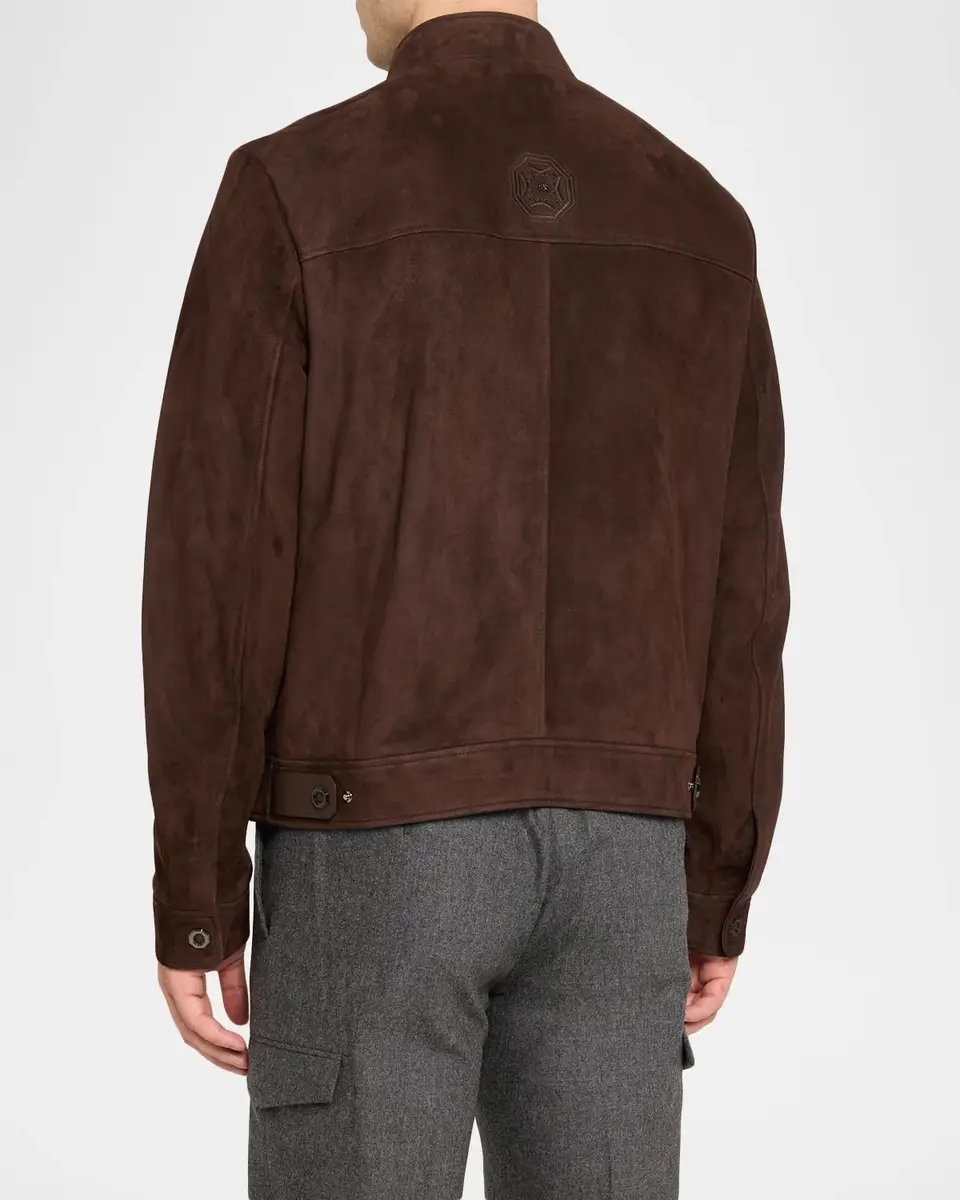 Stefano Ricci Men's Suede Jacket | Thumbnail 3