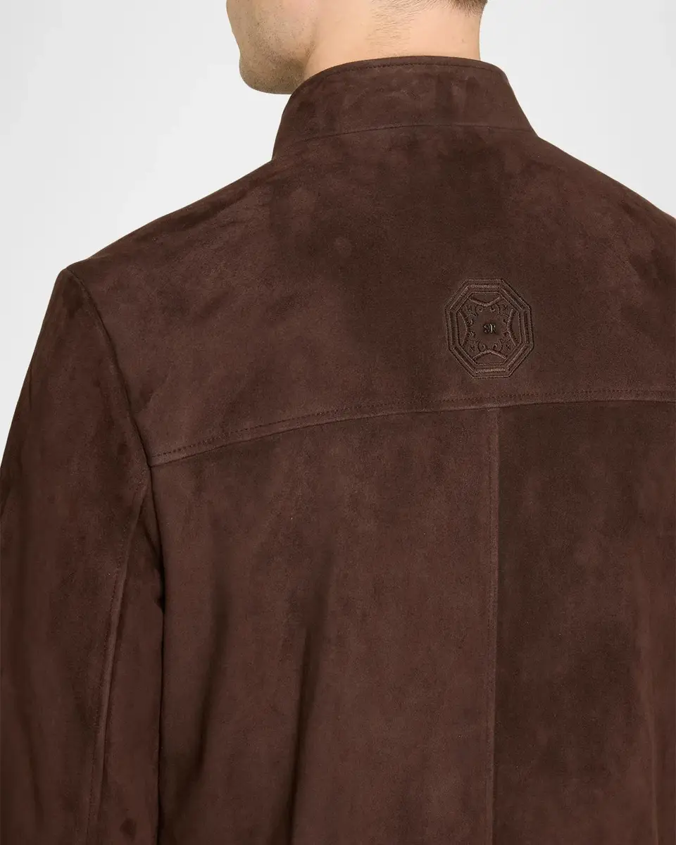 Stefano Ricci Men's Suede Jacket | Thumbnail 5