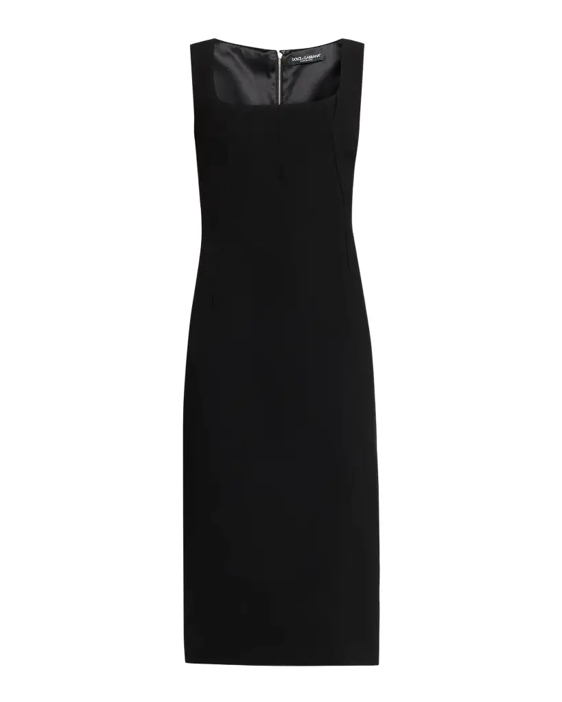 Sleeveless Slim Wool Crepe Mini Dress Sleeveless Slim Wool Crepe Mini Dress