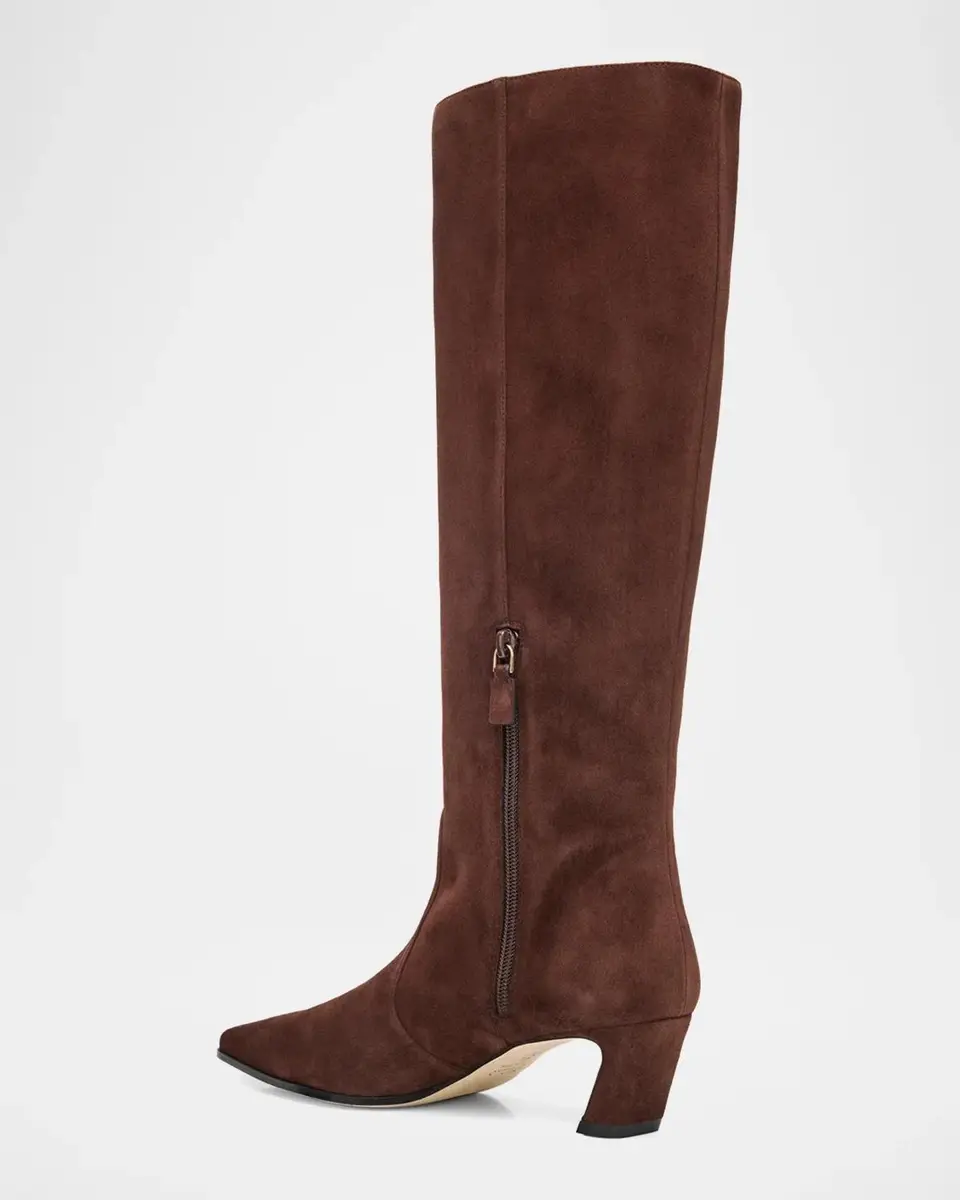 Stuart Weitzman 50mm Stassi Suede Knee-High Boots | Thumbnail 4