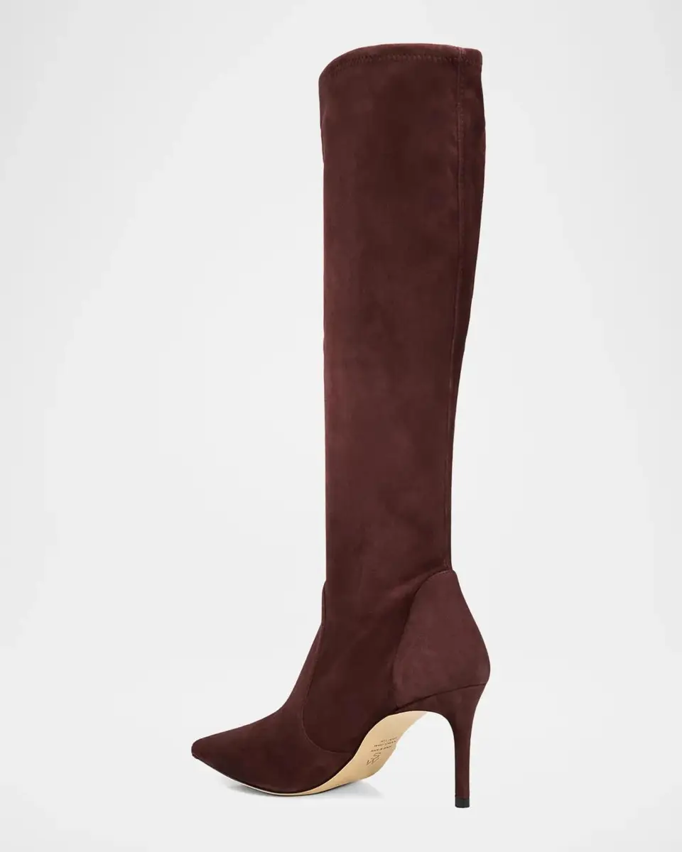 Stuart Weitzman 75mm Stuart Power Suede Knee-High Boots | Thumbnail 4 Stuart Weitzman 75mm Stuart Power Suede Knee-High Boots | Thumbnail 4