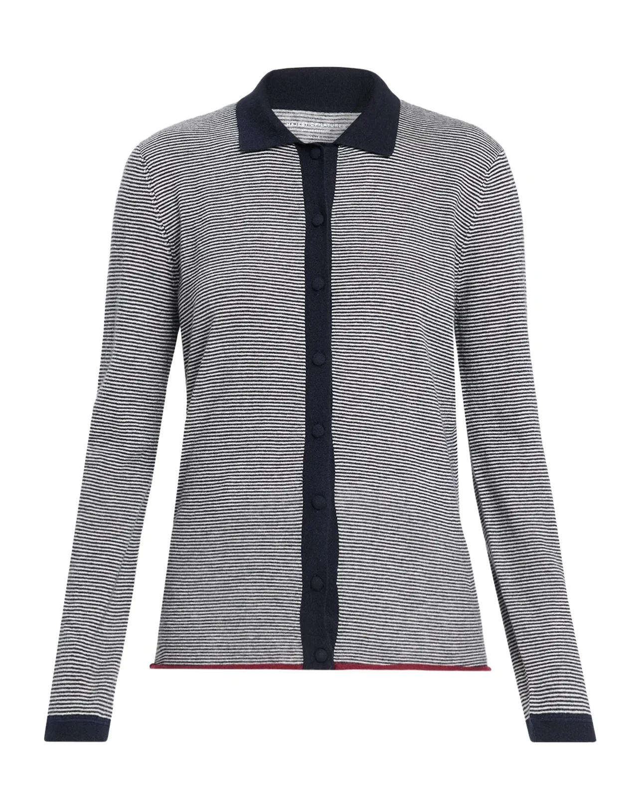 MAJESTIC FILATURES Button-Down Striped Cashmere Shirt