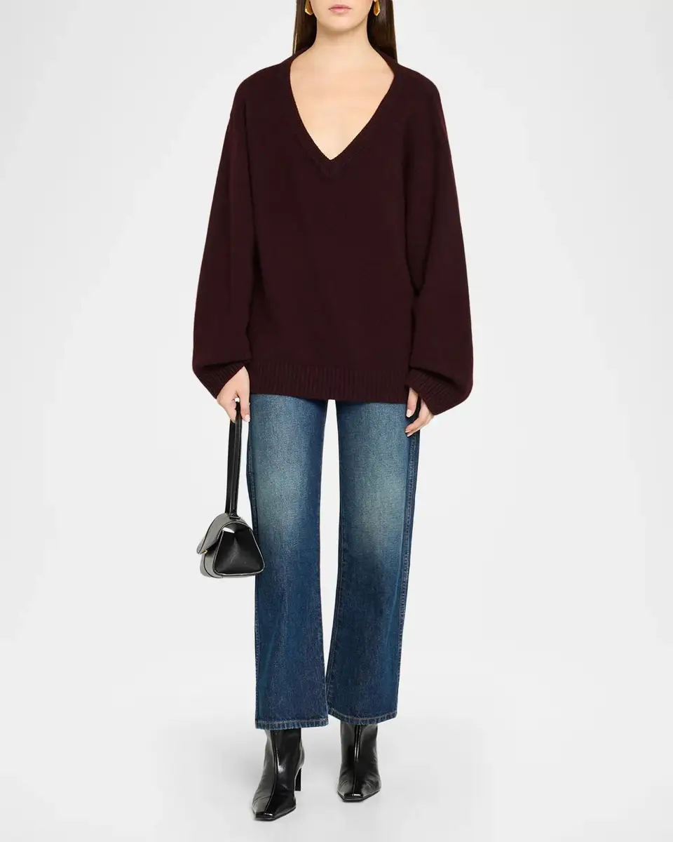 Frame Cashmere Relaxed-Fit Sweater | Thumbnail 2 Frame Cashmere Relaxed-Fit Sweater | Thumbnail 2