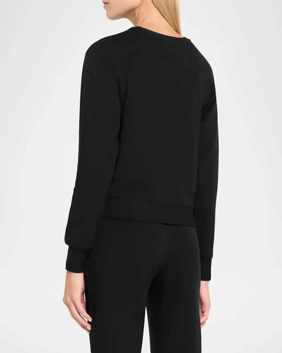 MAJESTIC FILATURES Crewneck French Terry Sweater | Thumbnail 3 MAJESTIC FILATURES Crewneck French Terry Sweater | Thumbnail 3