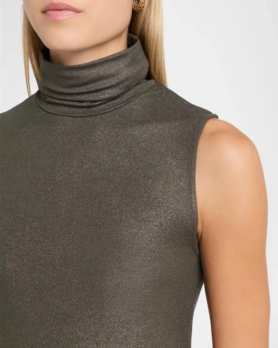 MAJESTIC FILATURES Soft Touch Metallic Turtleneck Top | Thumbnail 5 MAJESTIC FILATURES Soft Touch Metallic Turtleneck Top | Thumbnail 5